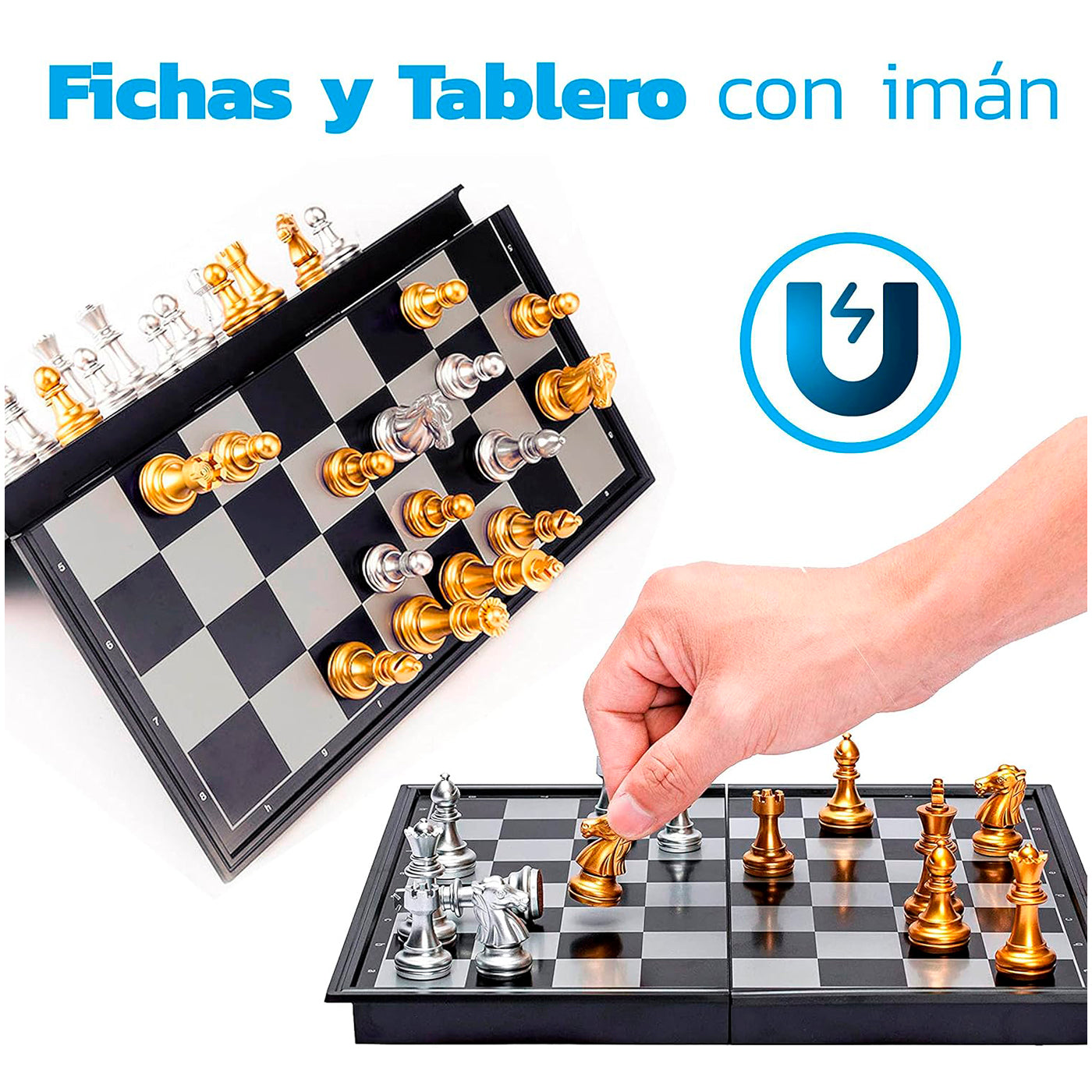 AJEDREZ MAGNETICO 25CM