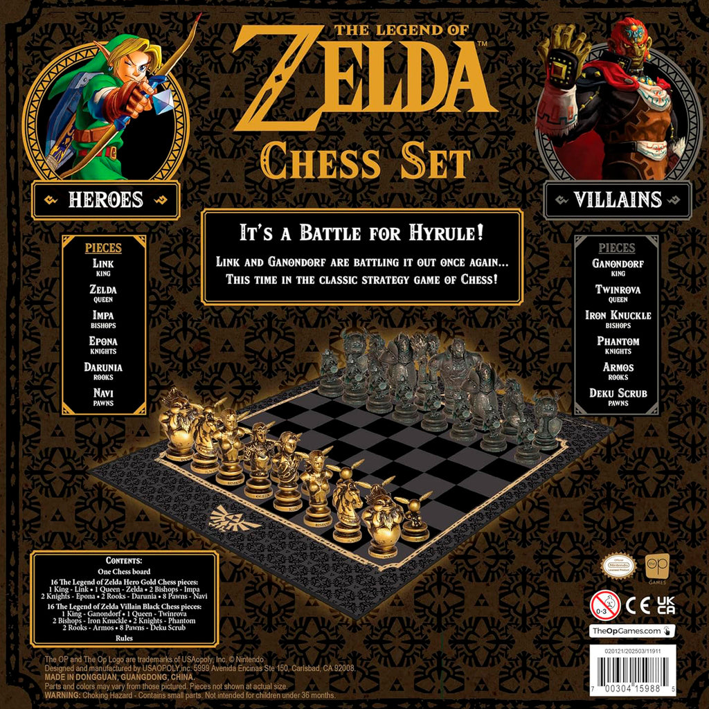 AJEDREZ LEYENDA DE ZELDA - JUEGO MESA