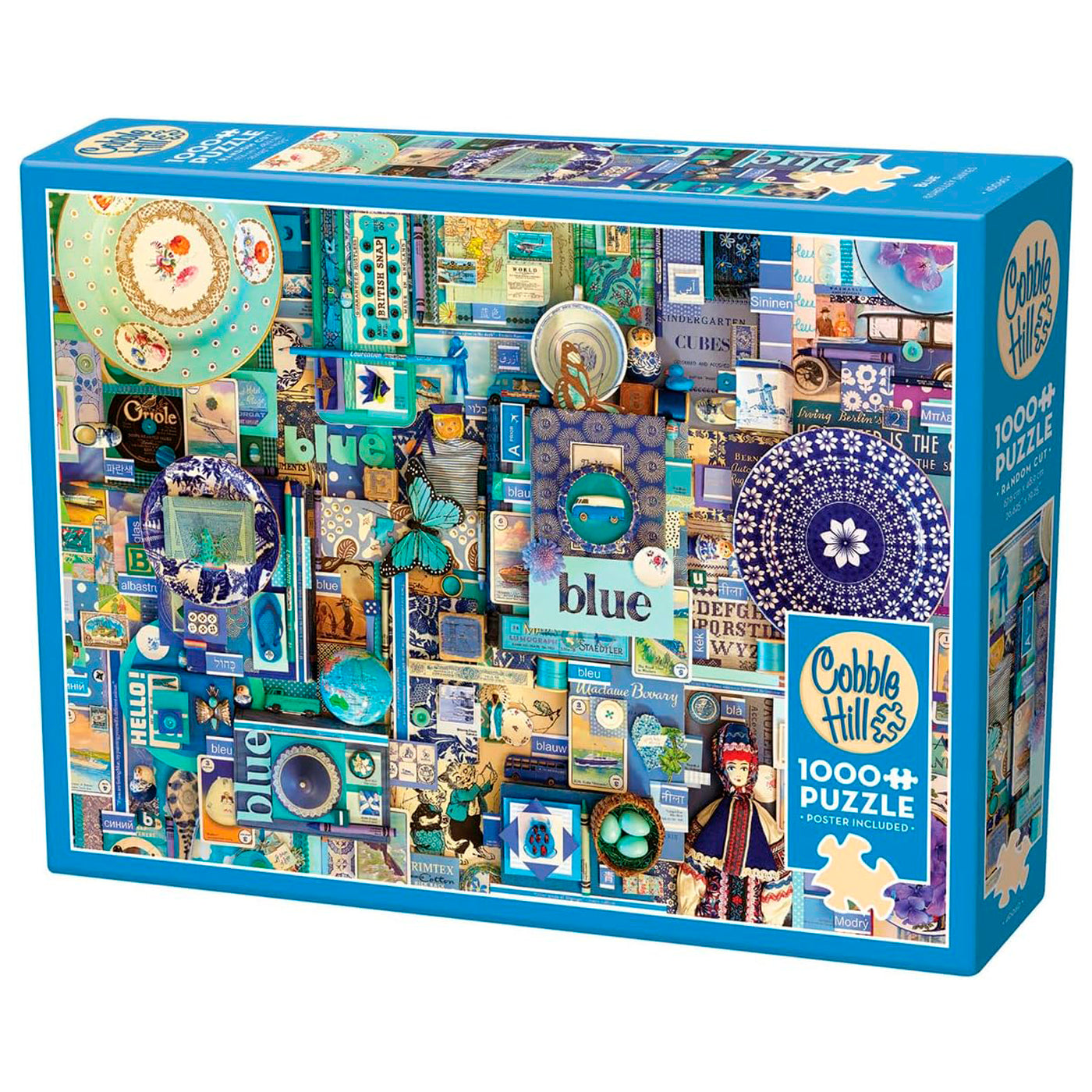 COLLAGE AZUL - ROMPECABEZAS 1000 PZS