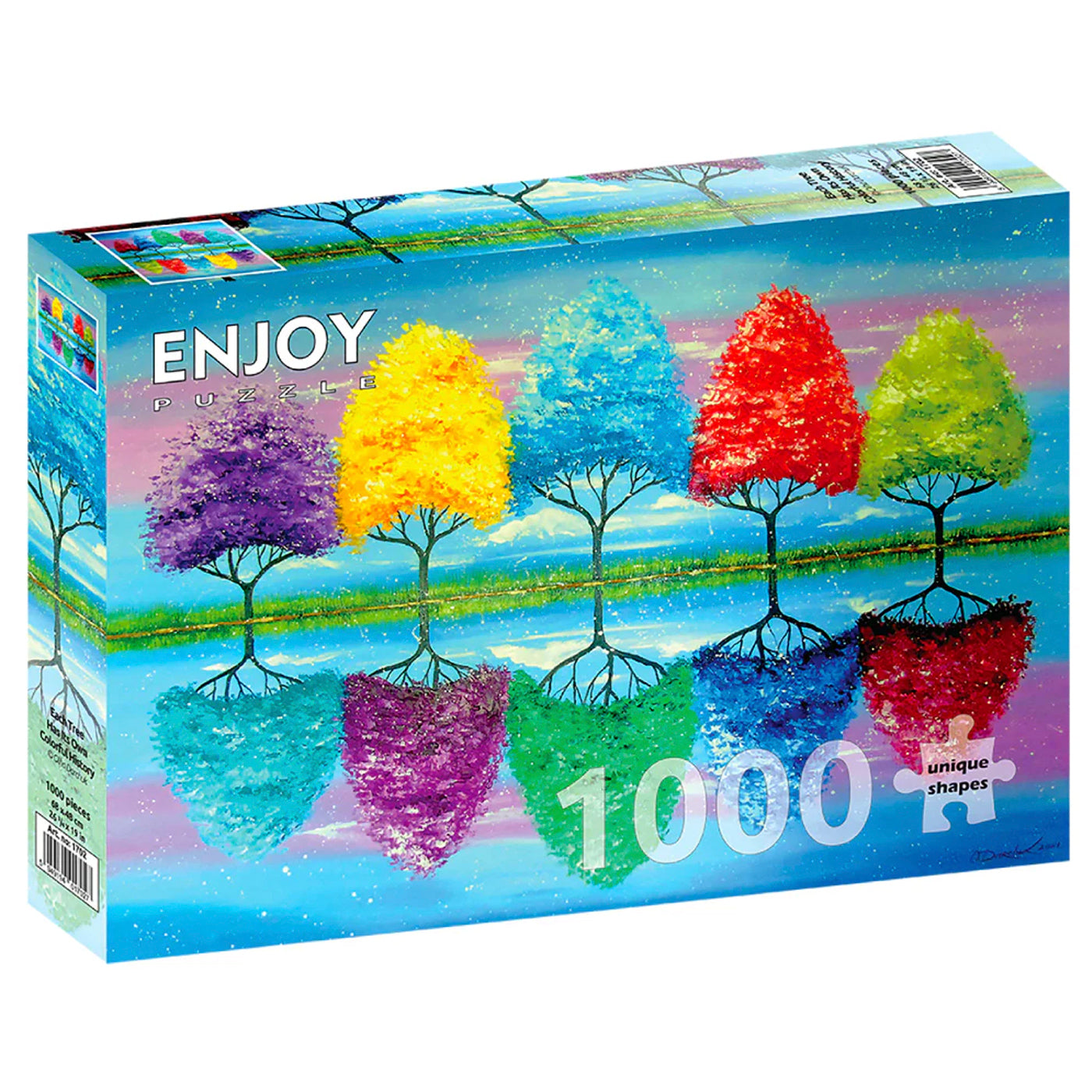 ARBOLES COLORES - Rompecabezas 100pzs