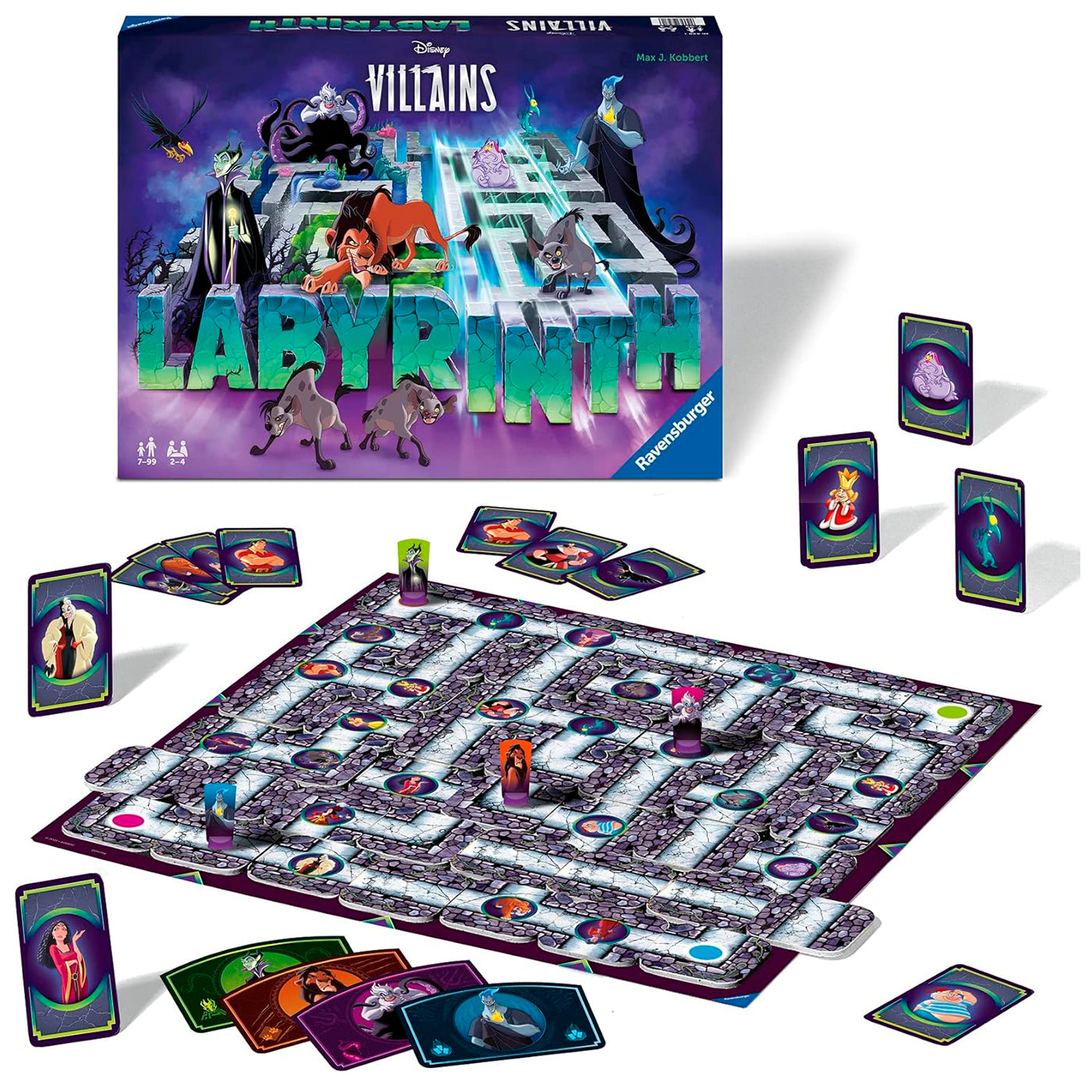 LABERINTO VILLANOS - JUEGO MESA ESTRATEGIA