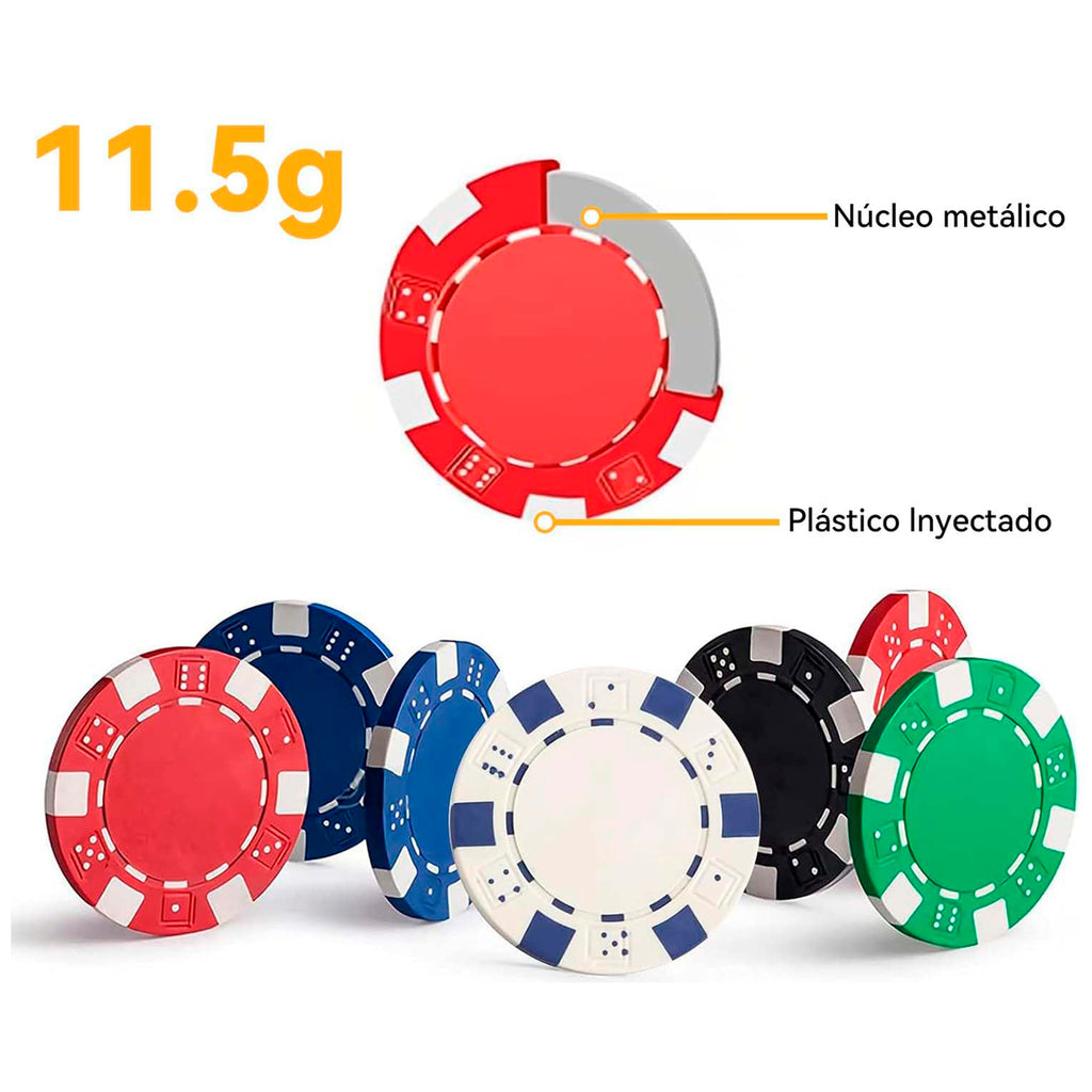 MALETIN POKER 300 FICHAS
