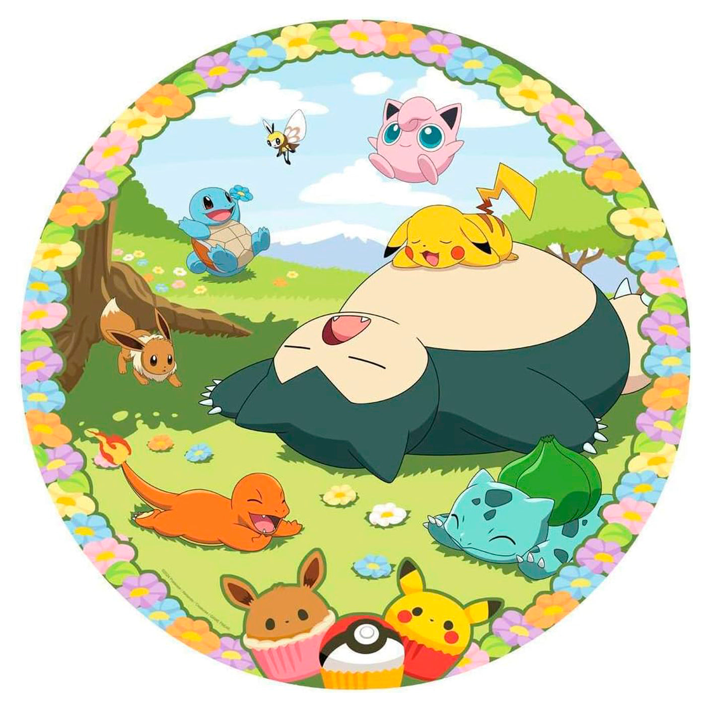 POKEMON - ROMPECABEZAS REDONDO 500PZS