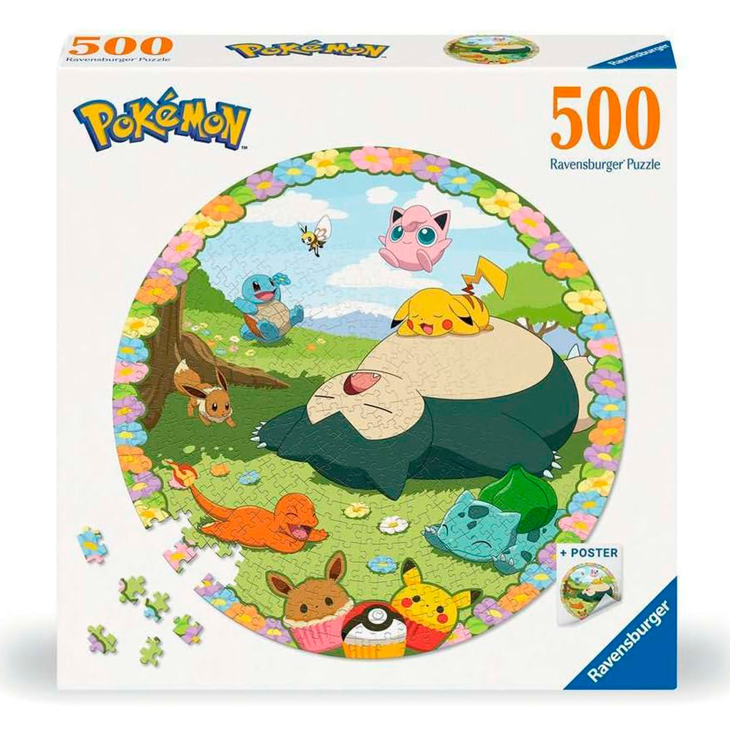 POKEMON - ROMPECABEZAS REDONDO 500PZS