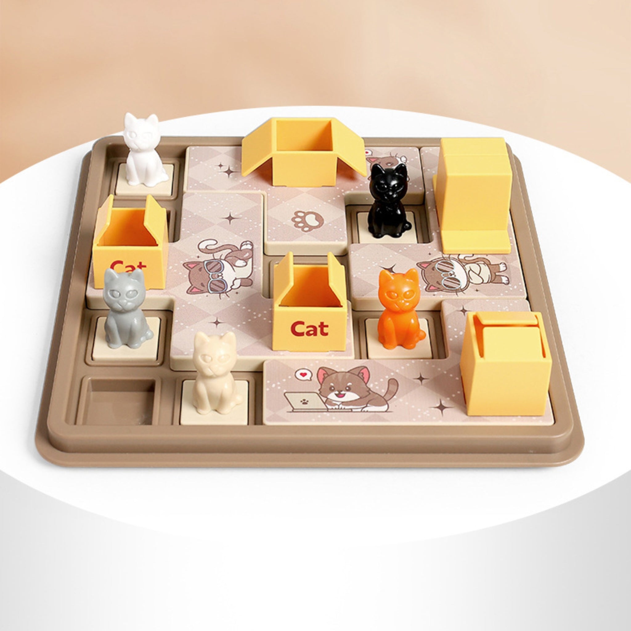 GATOS Y CAJAS - JUEGO DE MESA