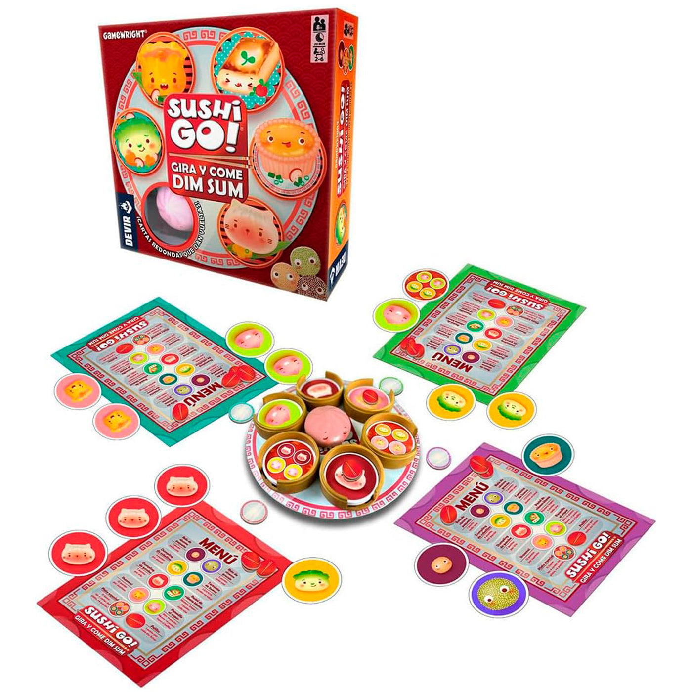 SUSHI GO GIRA Y COME DIM SUM - JUEGO DE MESA