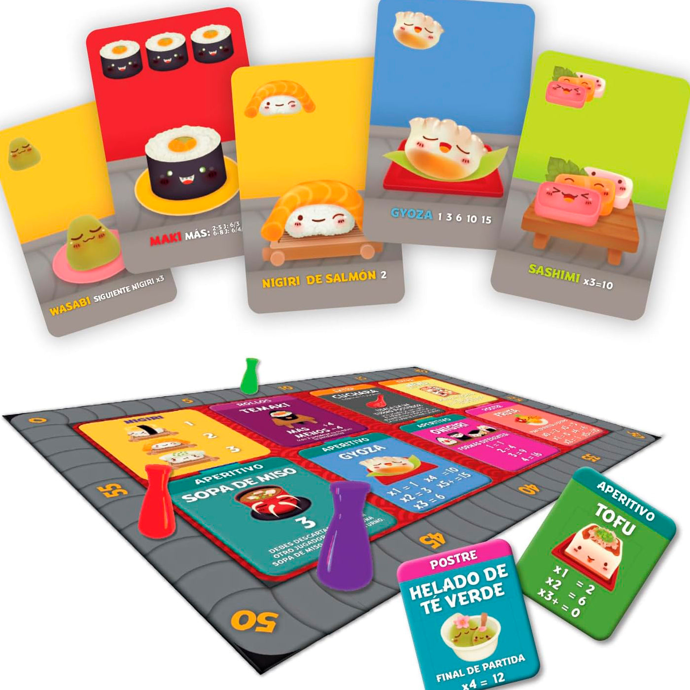 SUSHI GO PARTY - JUEGO MESA CARTAS