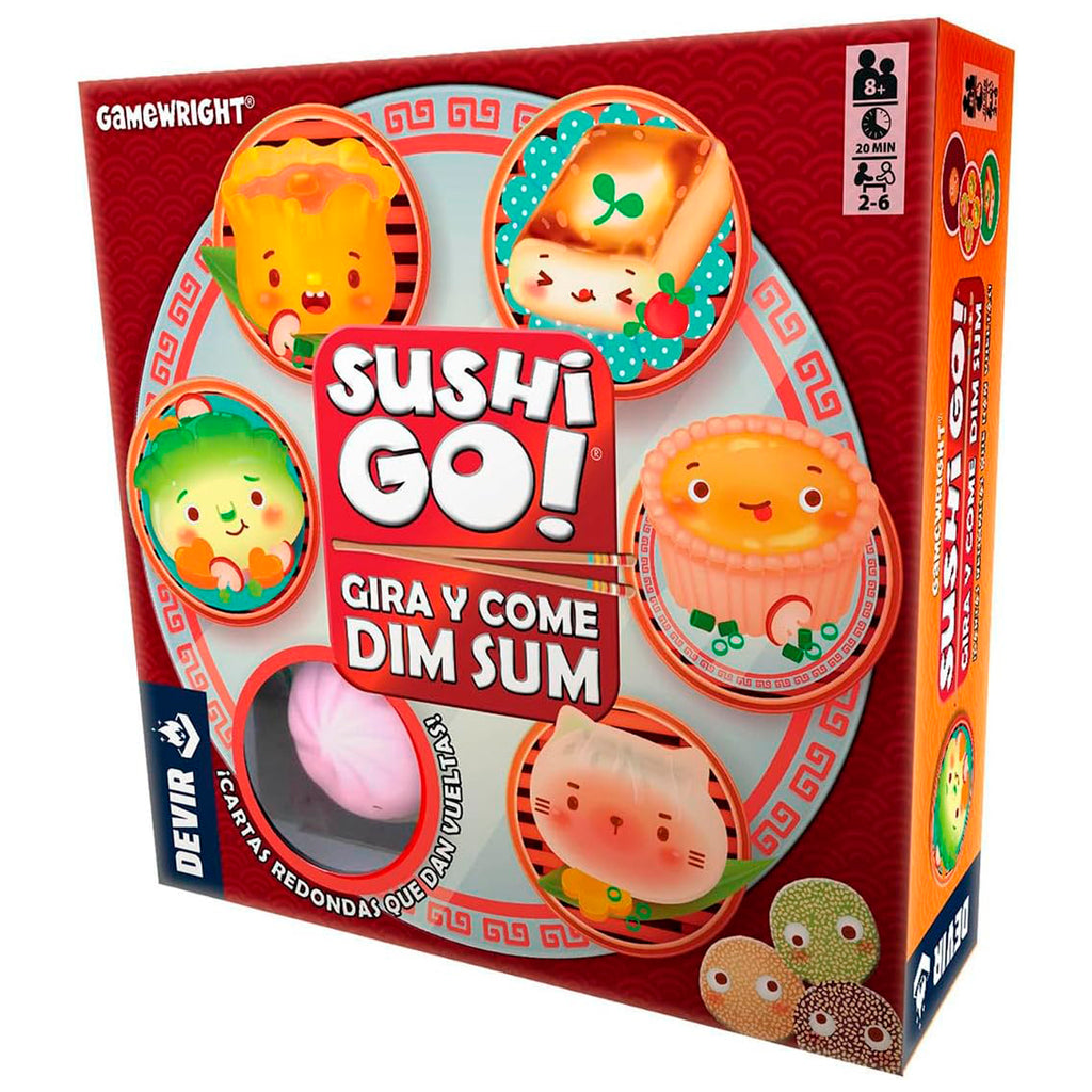 Sushi Go! Gira y Come Dim Sum, juego de cartas
