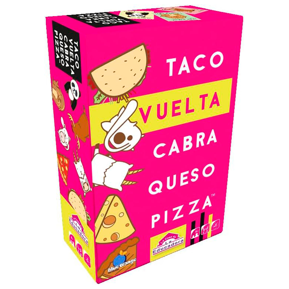 Taco Vuelta Cabra Queso Pizza, juego de rapidez