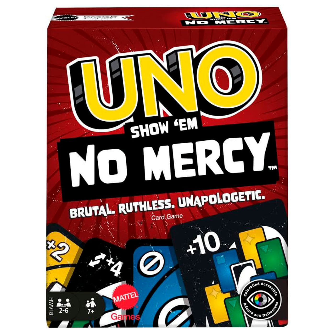 UNO NO MERCY - JUEGO CARTAS