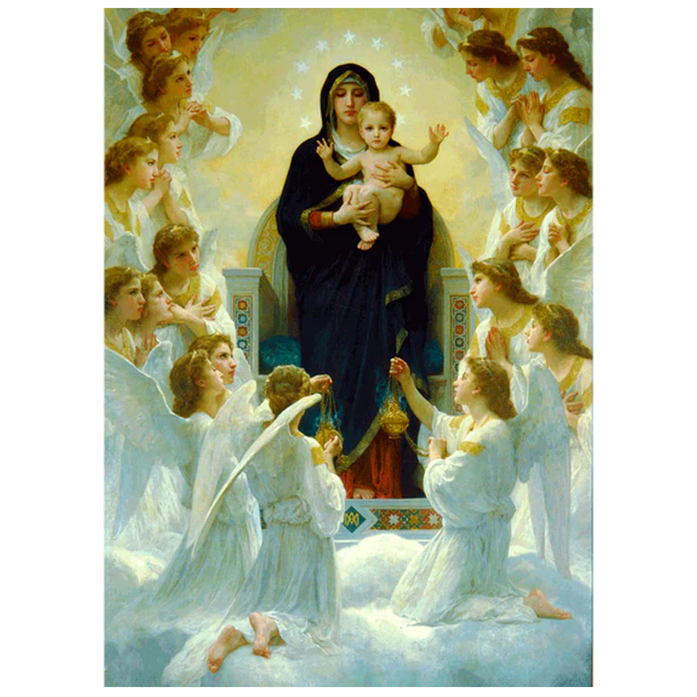 VIRGEN Y ANGELES - ROMPECABEZAS 1000 PZS